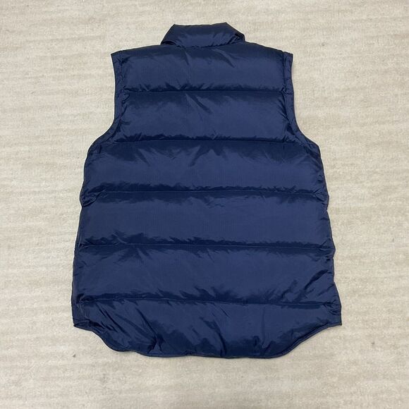 Vintage DKNY Men’s Goose Down and Feather Puffer Vest Navy Size Small - Picture 2 of 6
